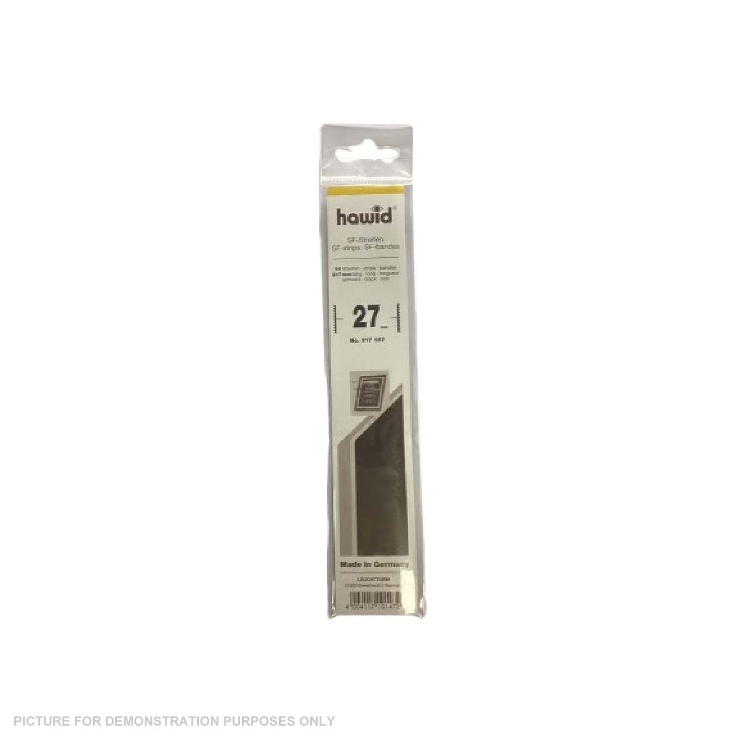 Lighthouse HAWID Stamp Block MOUNT 210x27mm - BLACK [PK25]
