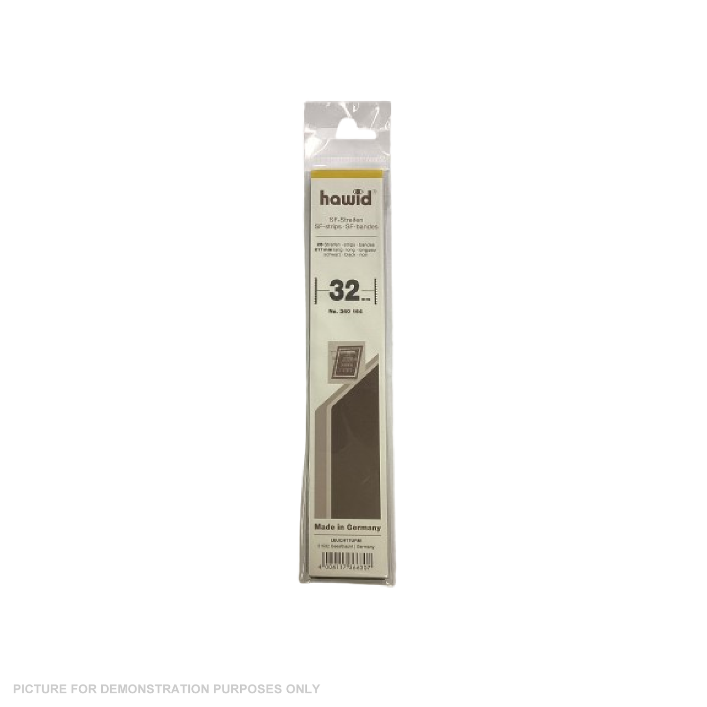 Lighthouse HAWID Stamp Block MOUNT 210x32mm - BLACK [PK25]