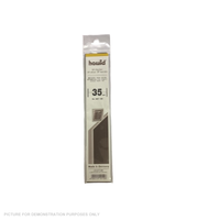 Lighthouse HAWID Stamp Block MOUNT 210x35mm - BLACK [PK25]