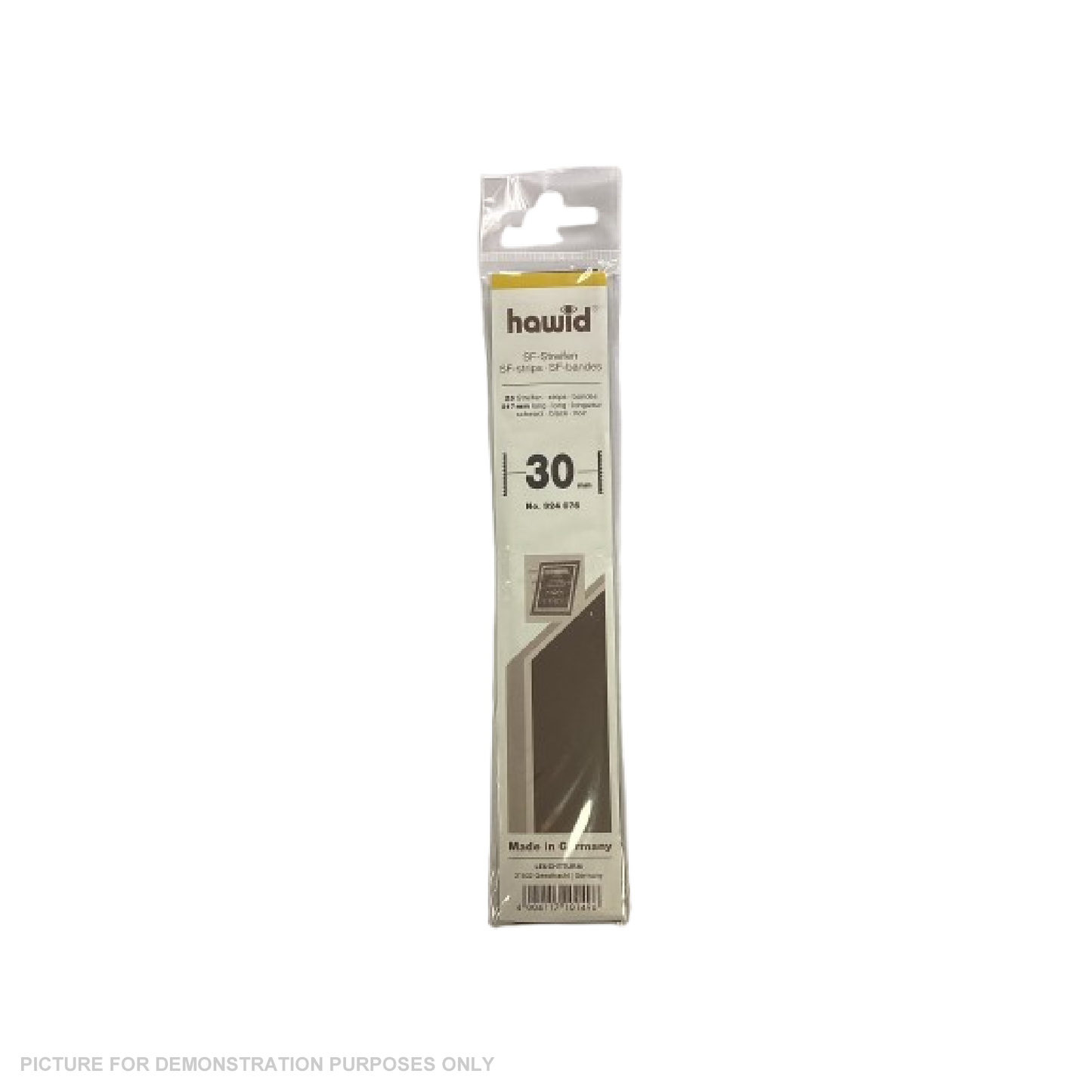 Lighthouse HAWID Stamp Block MOUNT 210x30mm - BLACK [PK25]