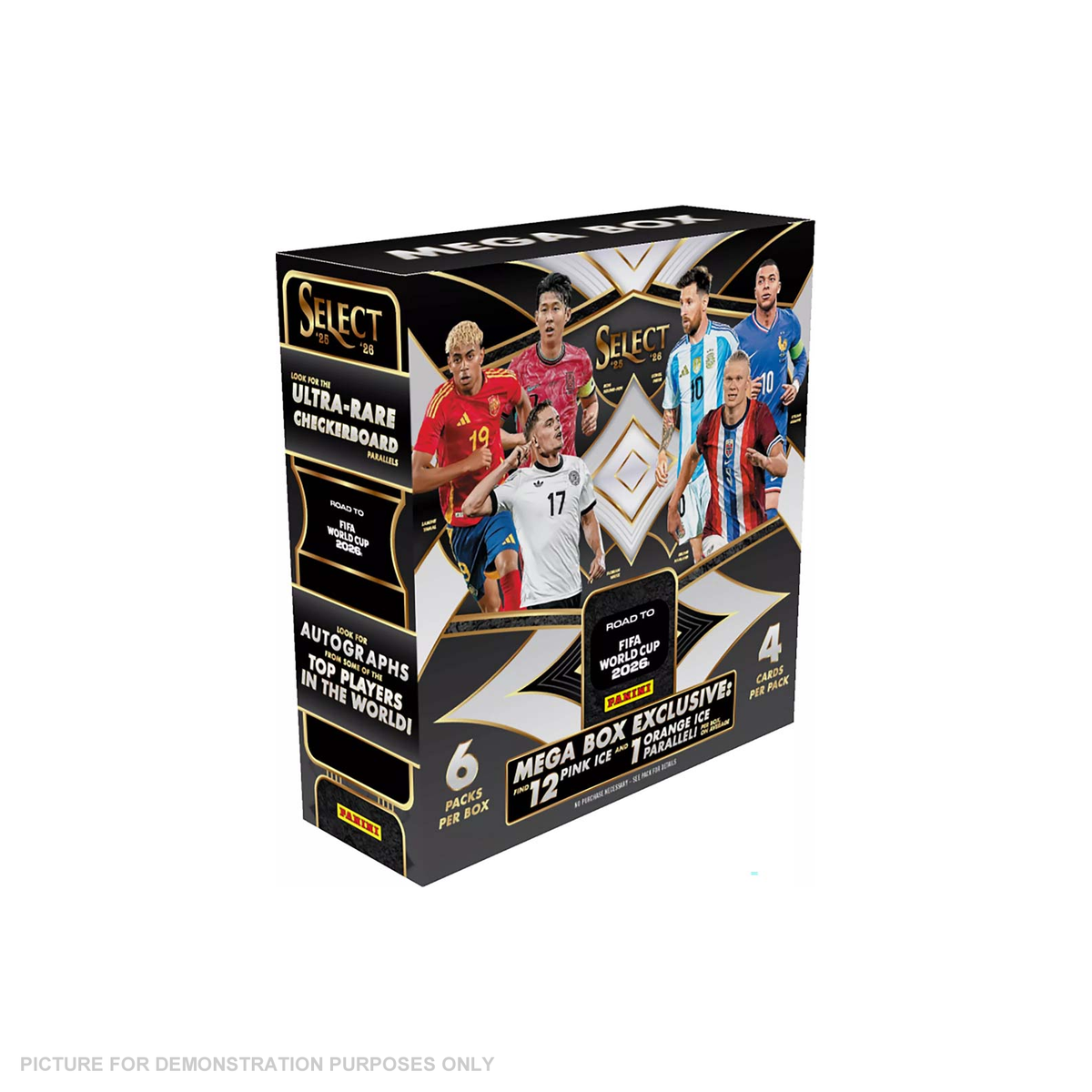 Panini Select Road to World Cup Soccer 2026 Mega Box