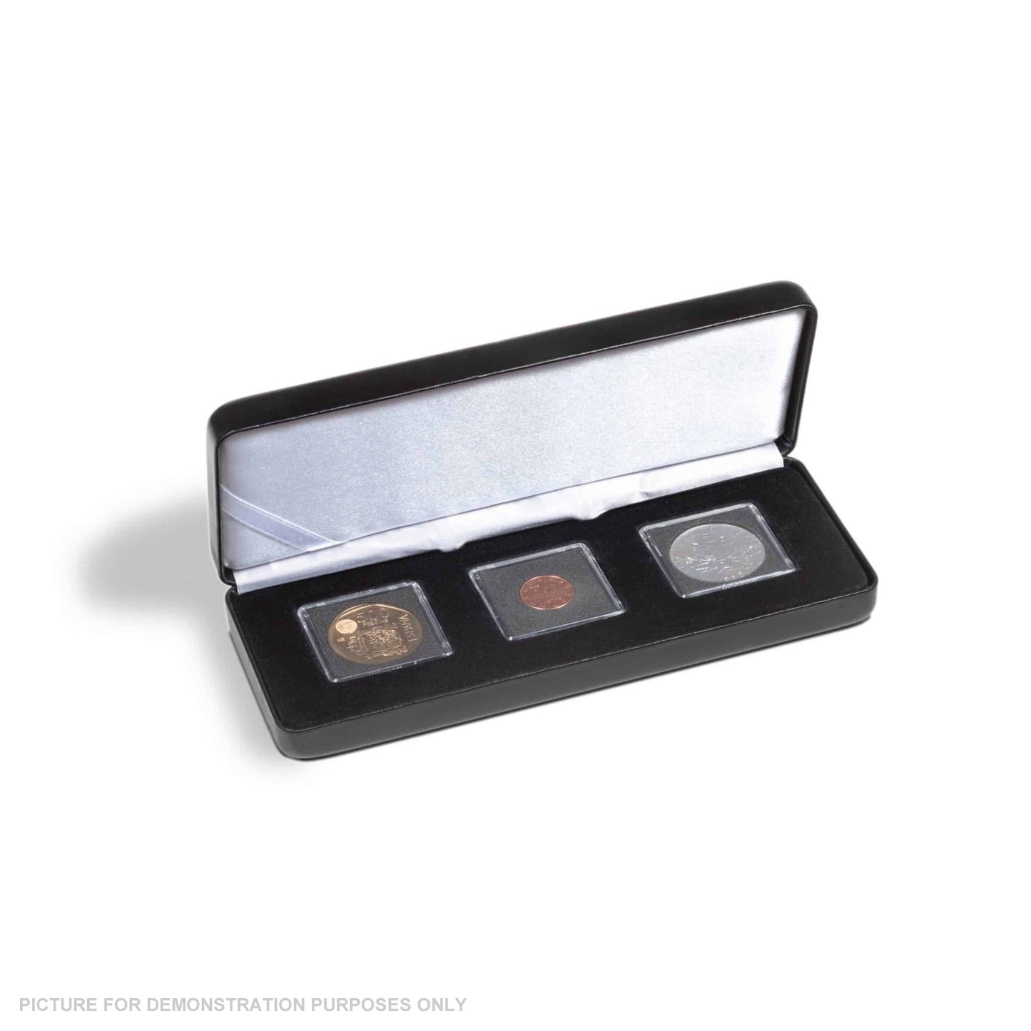 Lighthouse NOBILE Coin Case for 3 Quadrum Mini Capsules