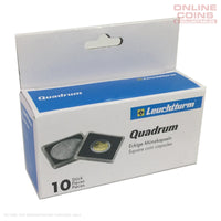 Lighthouse - Quadrum Square Coin Capsules 10 Pack - 19mm