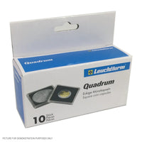 Lighthouse - Quadrum Square Coin Capsules 10 Pack - 27mm