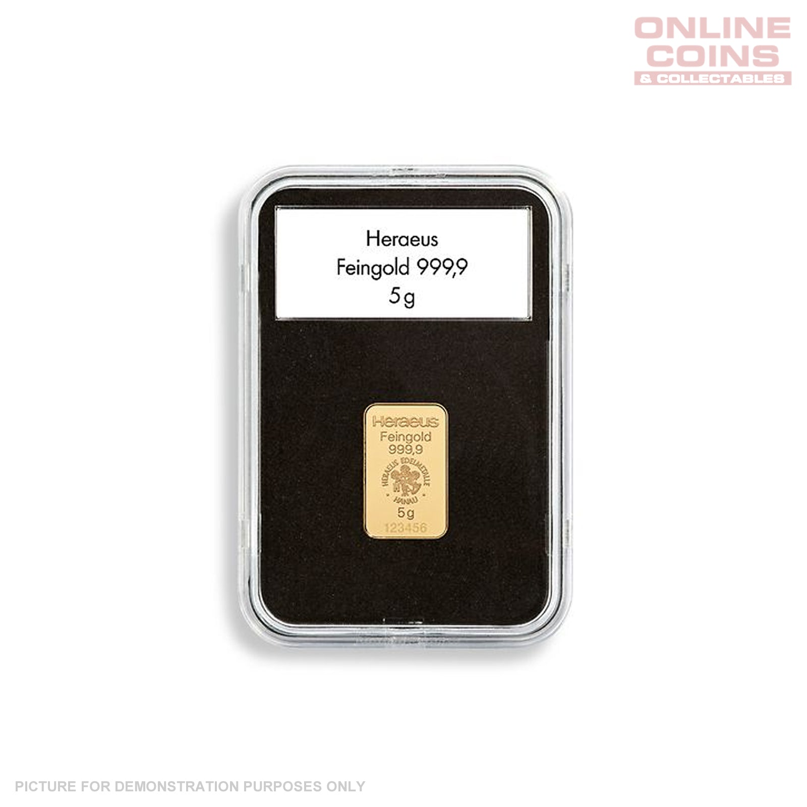 Quickslab Coin Capsules for Gold Bars, Pack of 5