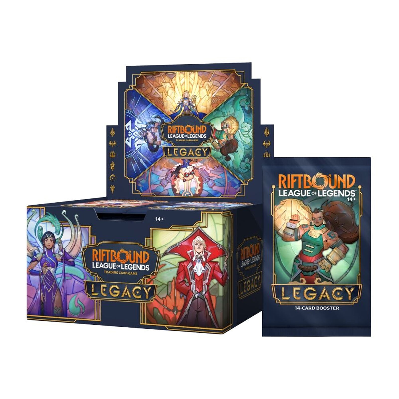 Riftbound League of Legends TCG – LEGACY Booster Box of 24 Packs - PRE ORDER