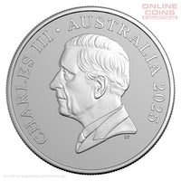 2025 RAM $1 1 oz Fine Silver Frosted Uncirculated Coin - Kangaroo Series