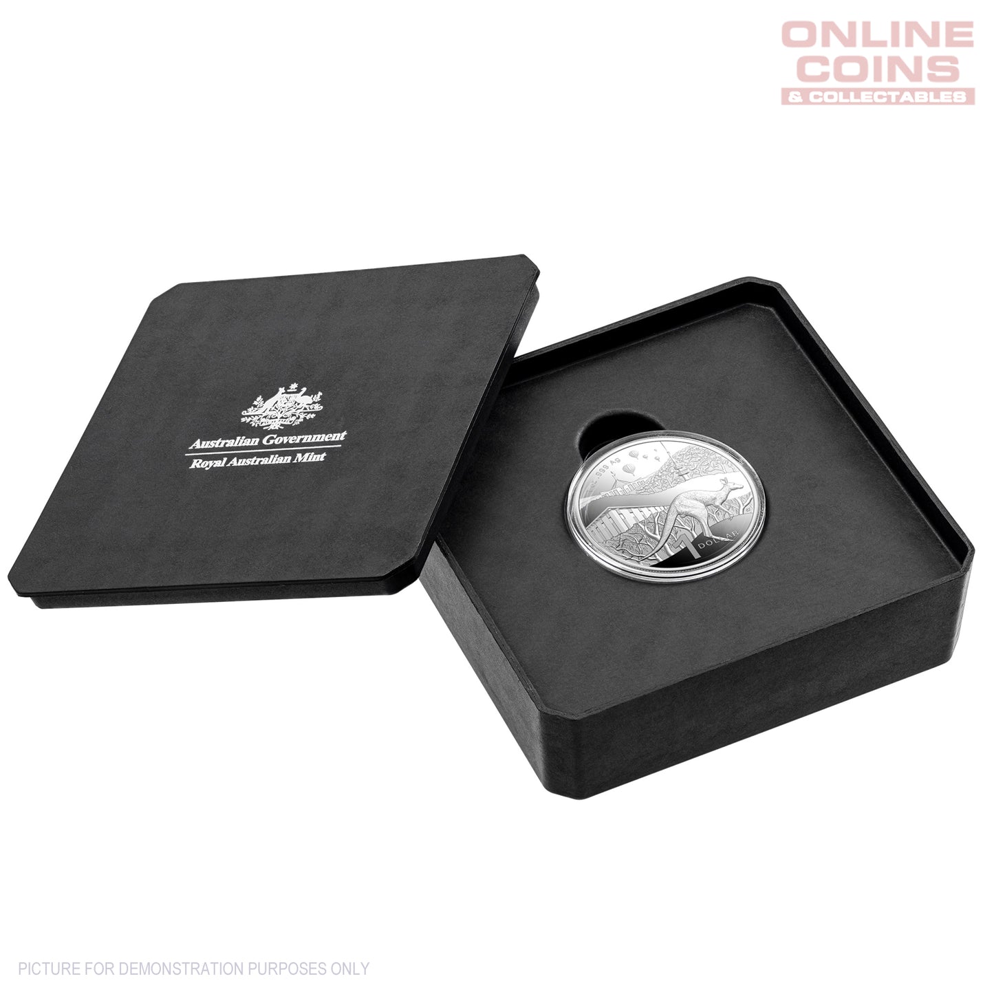 2025 RAM $1 1 oz Fine Silver Proof Coin - Kangaroo Series