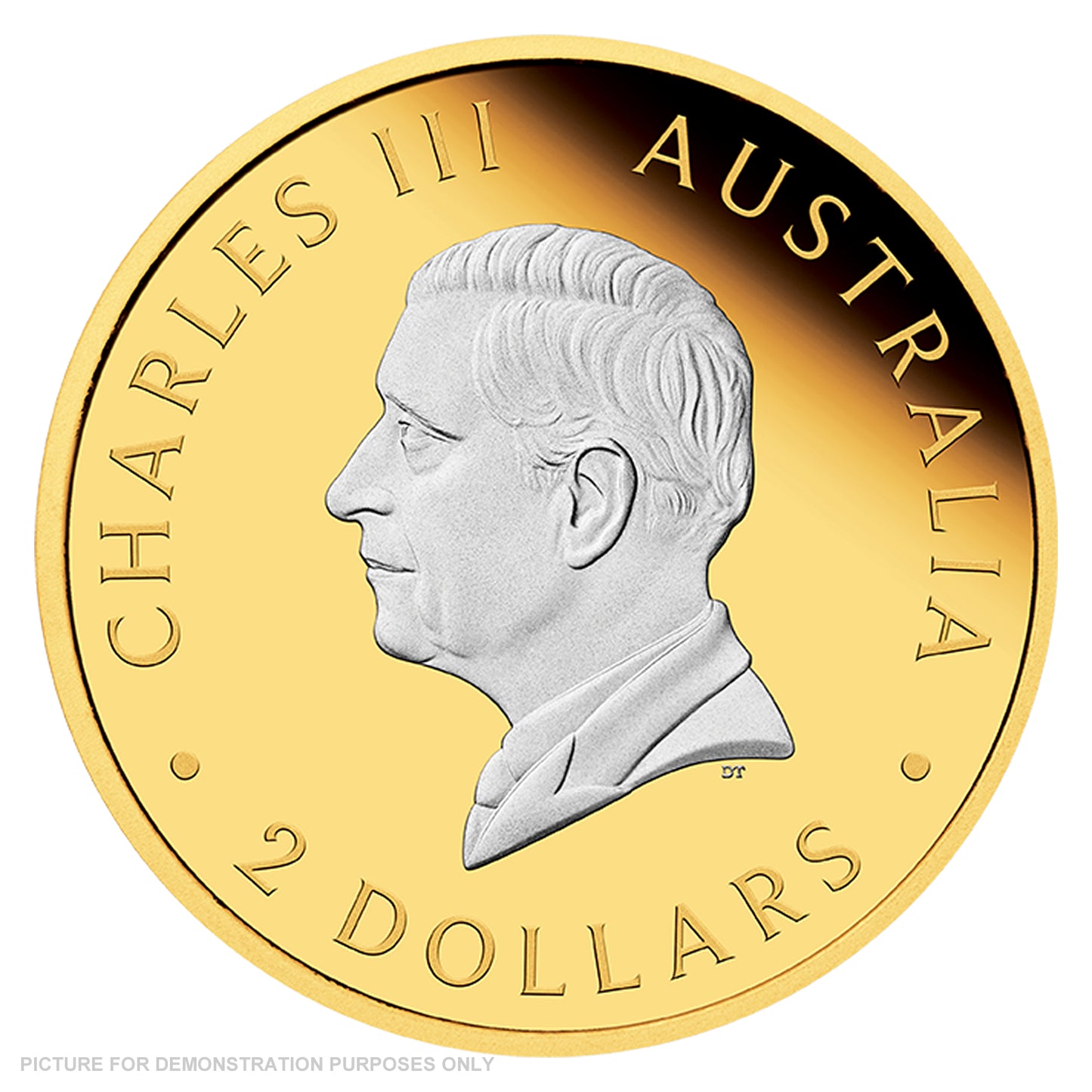 2025 Perth Mint - Australian Kangaroo Reverse Gilded - 2oz Silver Proof Coin