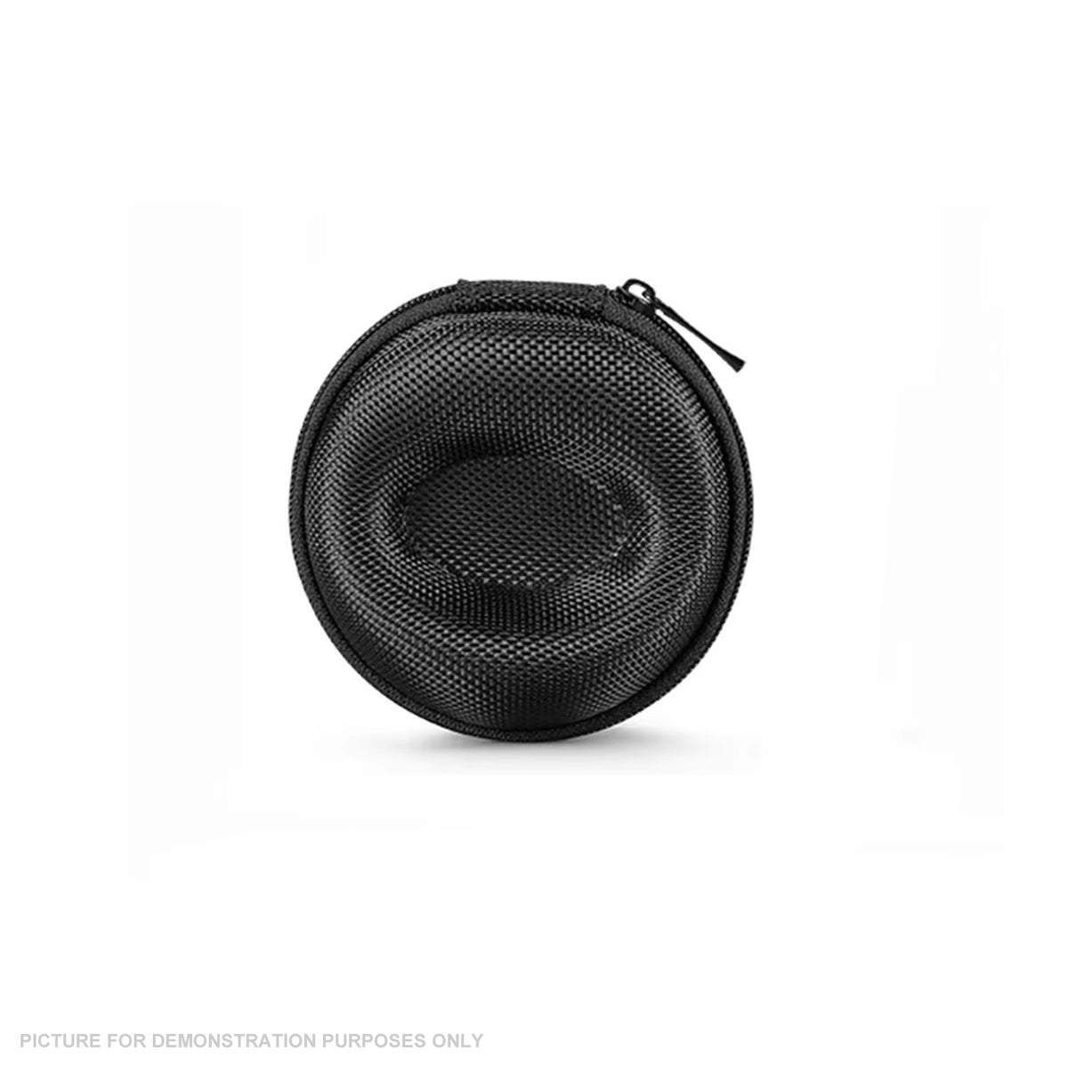 Round Watch Case Generic Round Single Watch Travel and Storage Case with Black Trim ...