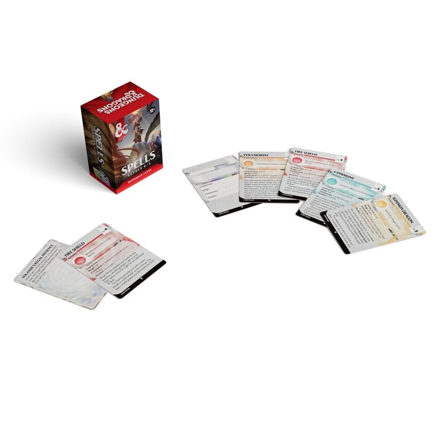Dungeons & Dragons Reference Cards - Spells: Levels 4-5 - PREORDER