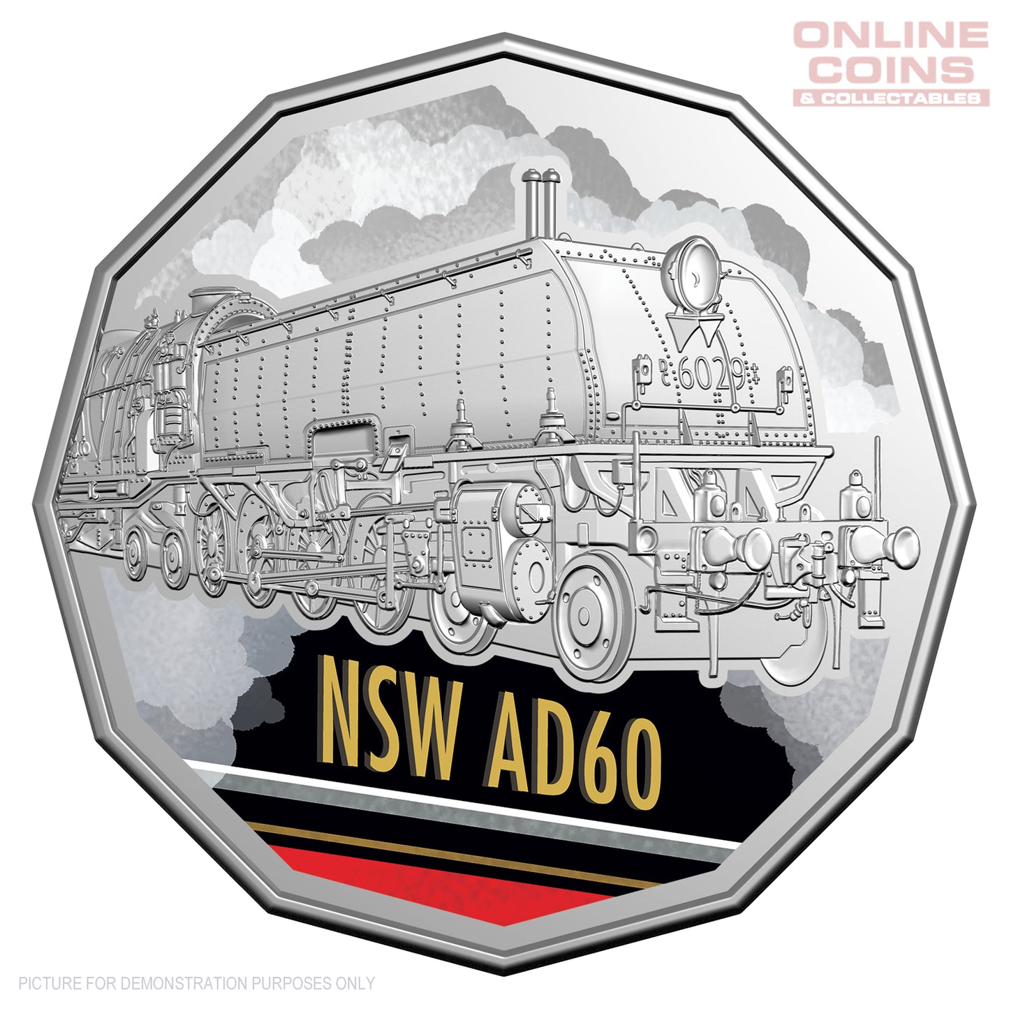 2025 RAM 50c Coloured Uncirculated Seven-Coin Collection - Steam Giants