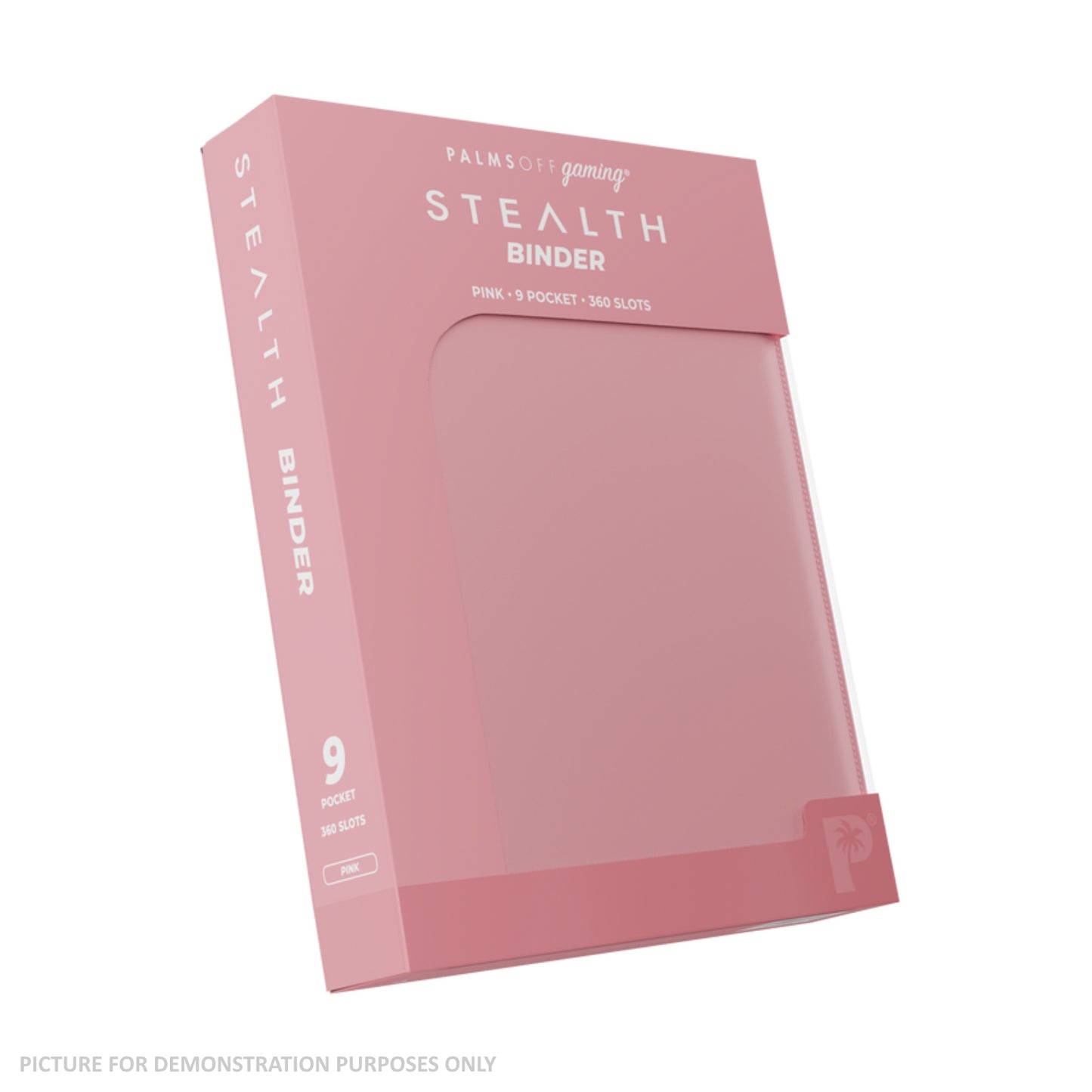 Palms Off Gaming Stealth 9 Pocket Zip Binder - Pink