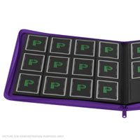 Palms Off Gaming Stealth 12 Pocket Zip Binder - PURPLE