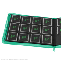 Palms Off Gaming Stealth 12 Pocket Zip Binder - TURQUOISE
