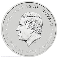 2026 Perth Mint Stranger Things - The Upside Down 1oz Silver Coloured Coin