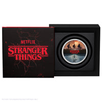 2026 Perth Mint Stranger Things - The Upside Down 1oz Silver Coloured Coin