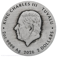 2026 Perth Mint Stranger Things - Villains 2oz Silver Antiqued Coloured Coin