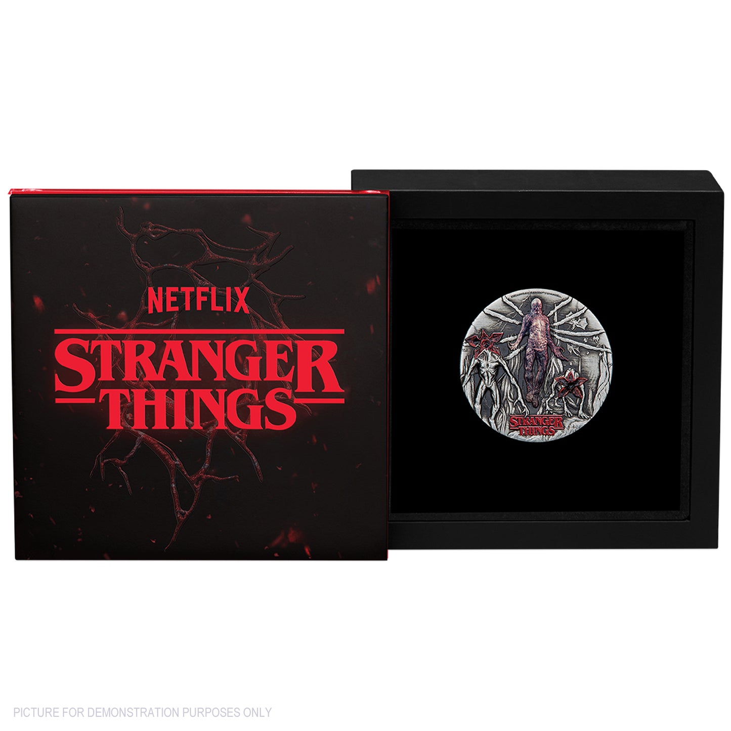 2026 Perth Mint Stranger Things - Villains 2oz Silver Antiqued Coloured Coin