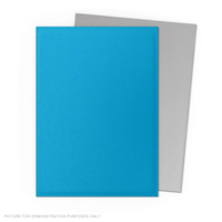 Dragon Shield Sleeves - Matte Dual - Sky Blue & Silver
