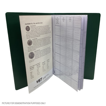 VST Small Values [5c, 10c & 20c] Pine Green Coin Album (2024-2025)