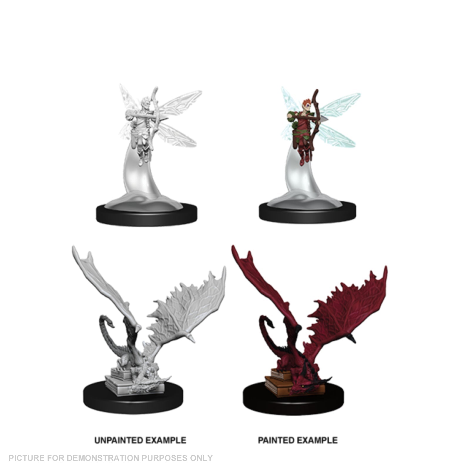 D&D Nolzurs Marvelous Unpainted Miniatures Sprite & Pseudodragon ...