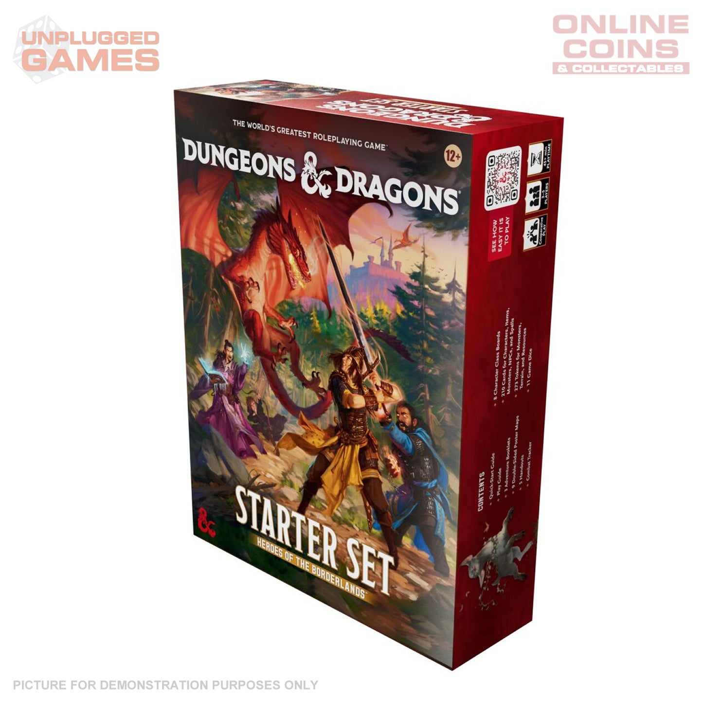 D&D Dungeons & Dragons Starter Set Heroes of the Borderlands - PREORDER