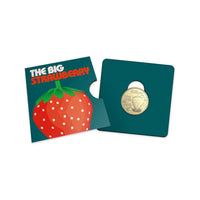 2025 Aussie Big Things 2 - Uncirculated $1 Coin in Card -  The Big Strawberry