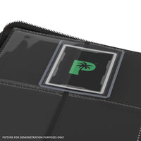 Palms Off Gaming Collector's Series Top Loader Zip Binder - 4 Pocket - Black