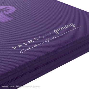 Palms Off Gaming Collector's Series Top Loader Zip Binder - 4 Pocket - Purple