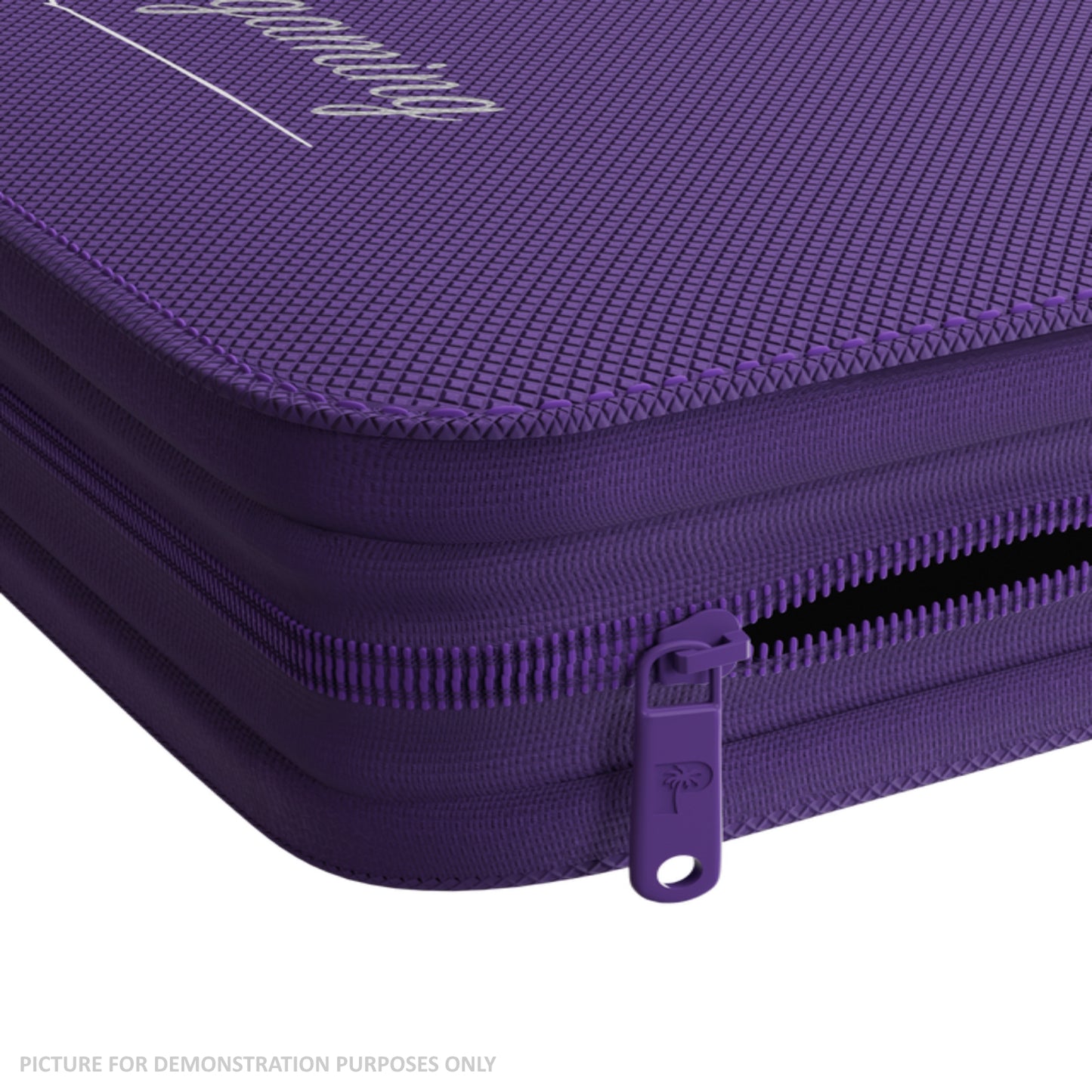 Palms Off Gaming Collector's Series Top Loader Zip Binder - 4 Pocket - Purple