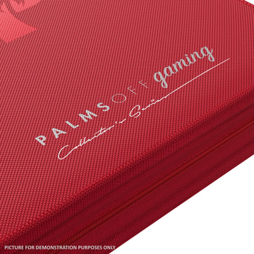 Palms Off Gaming Collector's Series Top Loader Zip Binder - 4 Pocket - Red