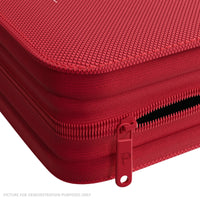 Palms Off Gaming Collector's Series Top Loader Zip Binder - 4 Pocket - Red