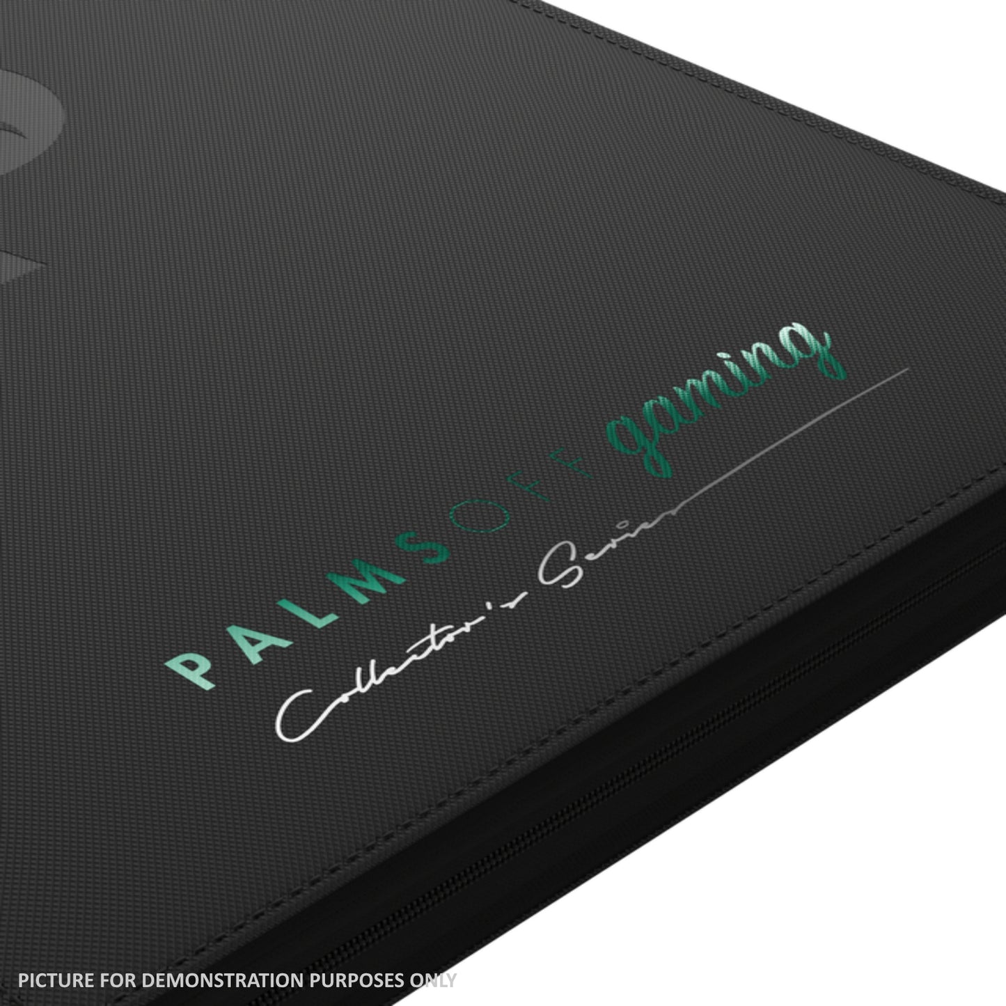 Palms Off Gaming Collector's Series Top Loader Zip Binder - 9 Pocket - Black