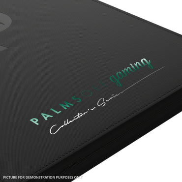 Palms Off Gaming Collector's Series Top Loader Zip Binder - 9 Pocket - Black