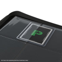 Palms Off Gaming Collector's Series Top Loader Zip Binder - 9 Pocket - Black