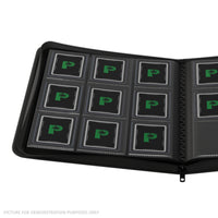 Palms Off Gaming Collector's Series Top Loader Zip Binder - 9 Pocket - Black