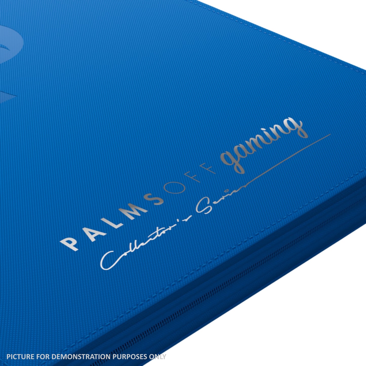Palms Off Gaming Collector's Series Top Loader Zip Binder - 9 Pocket - Blue