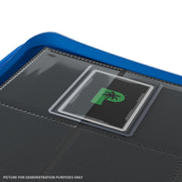 Palms Off Gaming Collector's Series Top Loader Zip Binder - 9 Pocket - Blue
