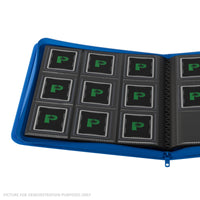 Palms Off Gaming Collector's Series Top Loader Zip Binder - 9 Pocket - Blue
