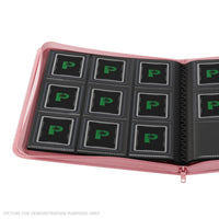 Palms Off Gaming Collector's Series Top Loader Zip Binder - 9 Pocket - Pink