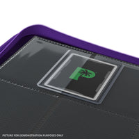 Palms Off Gaming Collector's Series Top Loader Zip Binder - 9 Pocket - PURPLE