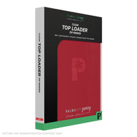 Palms Off Gaming Collector's Series Top Loader Zip Binder - 9 Pocket - Red