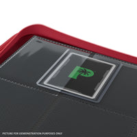 Palms Off Gaming Collector's Series Top Loader Zip Binder - 9 Pocket - Red