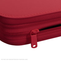 Palms Off Gaming Collector's Series Top Loader Zip Binder - 9 Pocket - Red