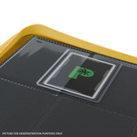 Palms Off Gaming Collector's Series Top Loader Zip Binder - 9 Pocket - YELLOW