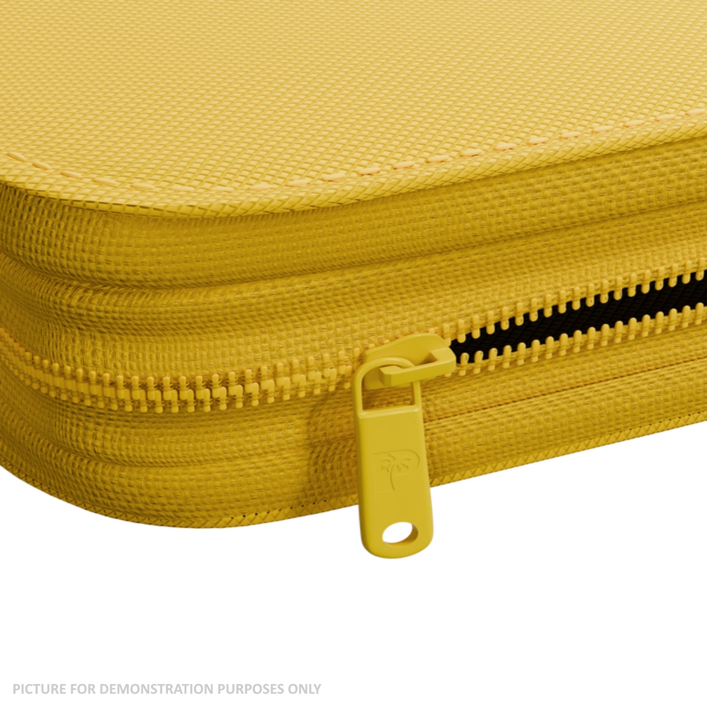 Palms Off Gaming Collector's Series Top Loader Zip Binder - 9 Pocket - YELLOW