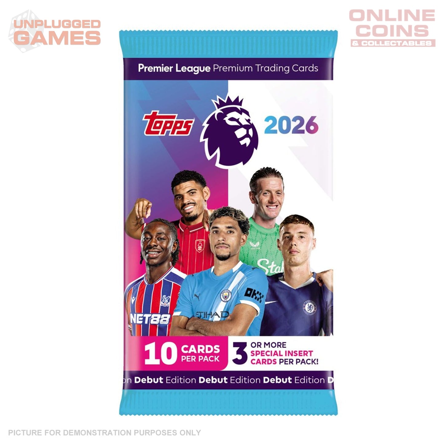 Topps Premier League 2026 - Trading Card Booster SINGLE Pack