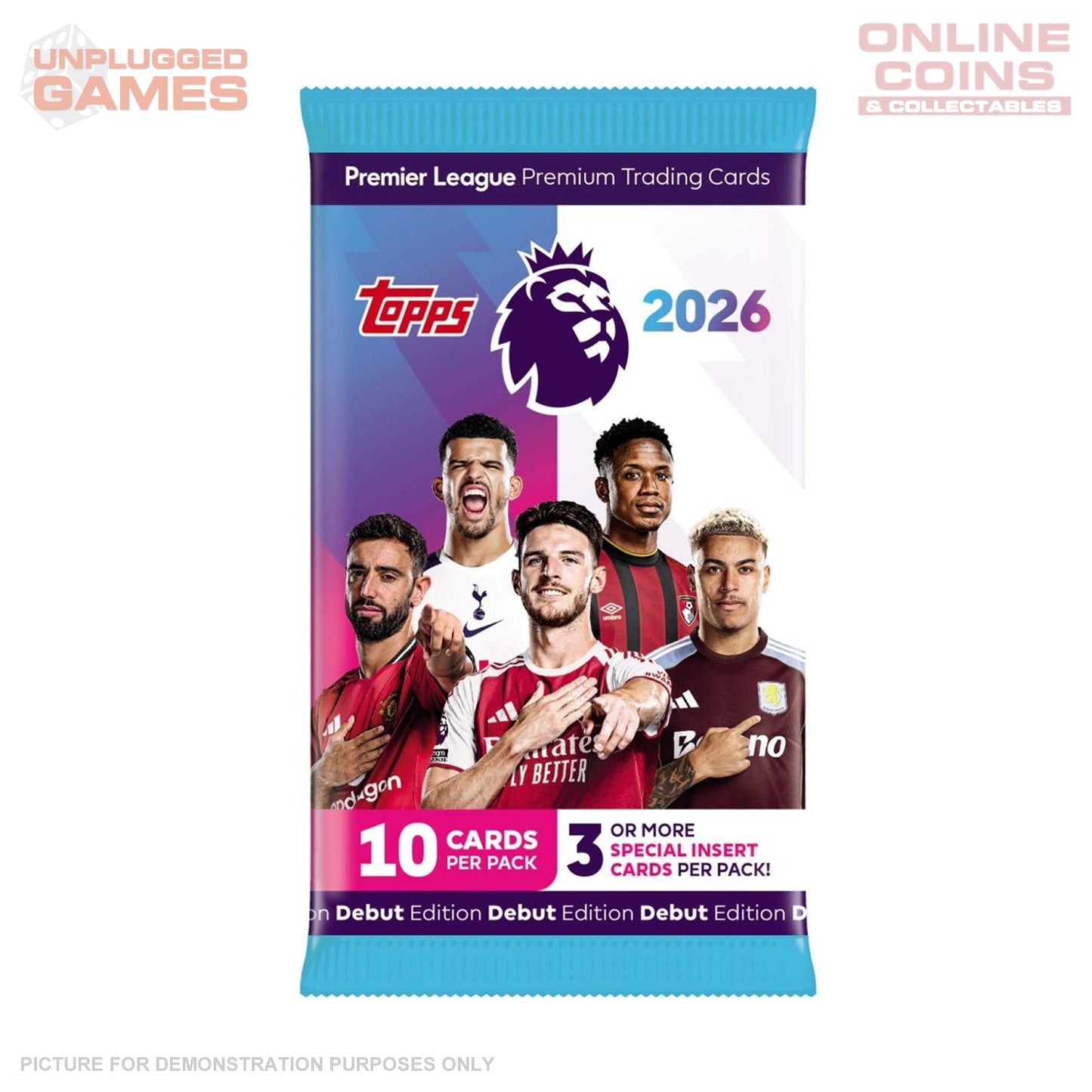 Topps Premier League 2026 - Trading Card Booster SINGLE Pack