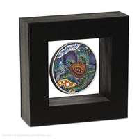 2026 Perth Mint 2oz Silver Antiqued Coloured Coin - Turtle Yaunati